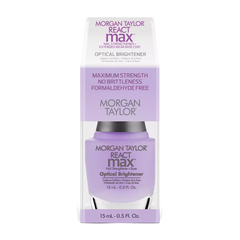 Morgan Taylor REACTmax Optical Brightener Nail Strengthener and Extended Wear Base Coat