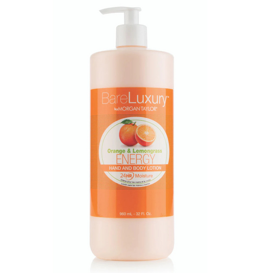 Morgan Taylor BareLuxury Energy Orange & Lemongrass Pump Lotion 960ML