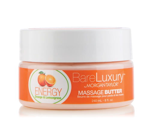 Morgan Taylor BareLuxury Energy Orange & Lemongrass Butter Jar